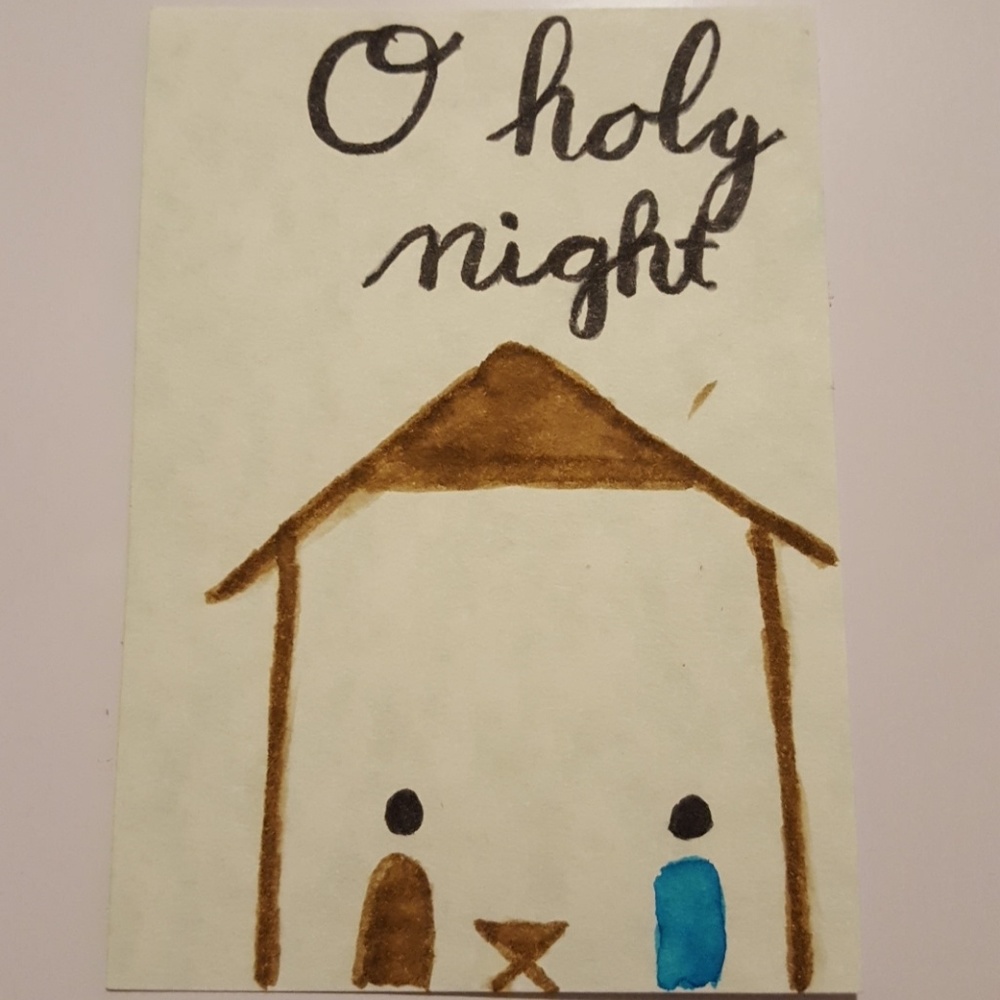 2×3 or 2×2 Nativity Scene Card